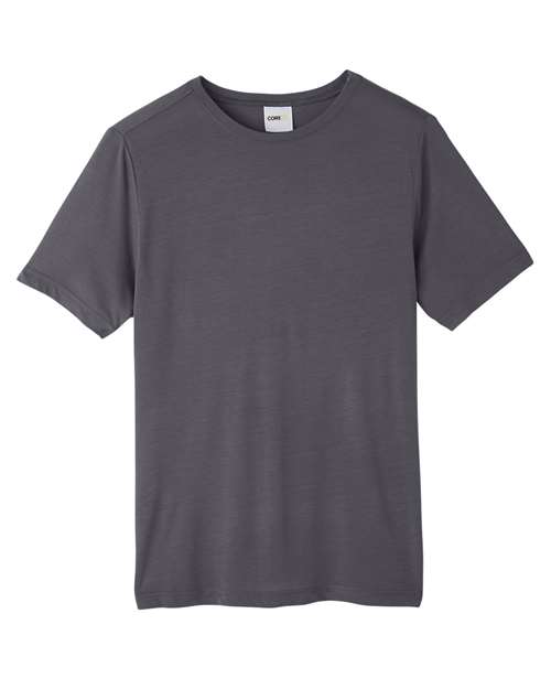CORE365 CE111 - Unisex Fusion ChromaSoftTM Performance T-Shirt - Carbon