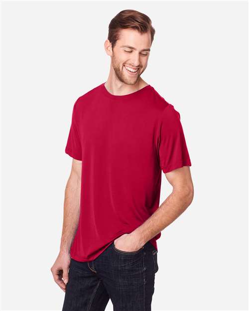 CORE365 CE111 - Unisex Fusion ChromaSoftTM Performance T-Shirt - Classic Red