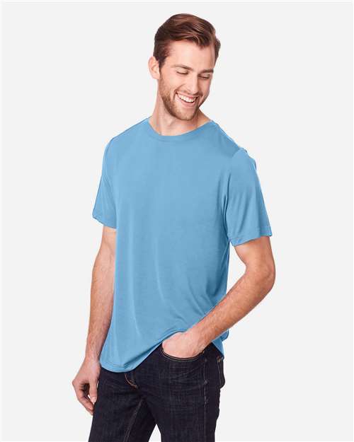CORE365 CE111 - Unisex Fusion ChromaSoftTM Performance T-Shirt - Columbia Blue