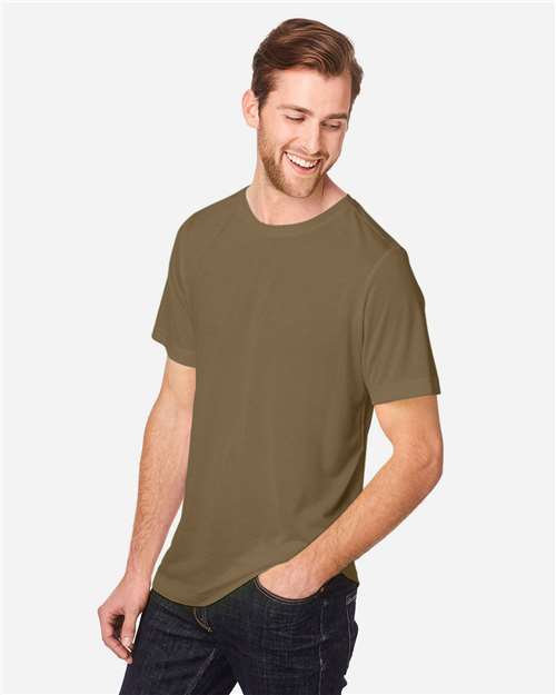 CORE365 CE111 - Unisex Fusion ChromaSoftTM Performance T-Shirt - Coyote Brown