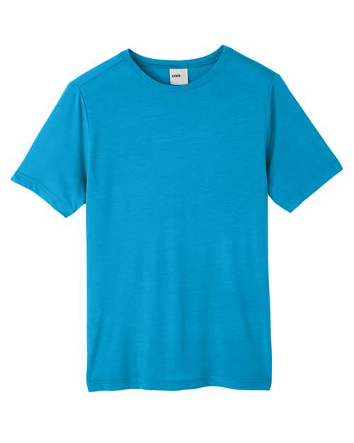 CORE365 CE111 - Unisex Fusion ChromaSoftTM Performance T-Shirt - Electric Blue