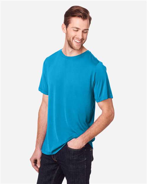 CORE365 CE111 - Unisex Fusion ChromaSoftTM Performance T-Shirt - Electric Blue