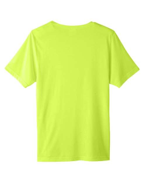 CORE365 CE111 - Unisex Fusion ChromaSoftTM Performance T-Shirt - Safety Yellow