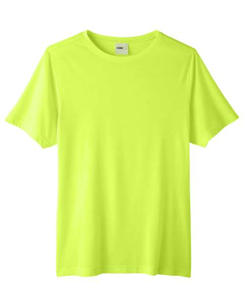 CORE365 CE111 - Unisex Fusion ChromaSoftTM Performance T-Shirt - Safety Yellow