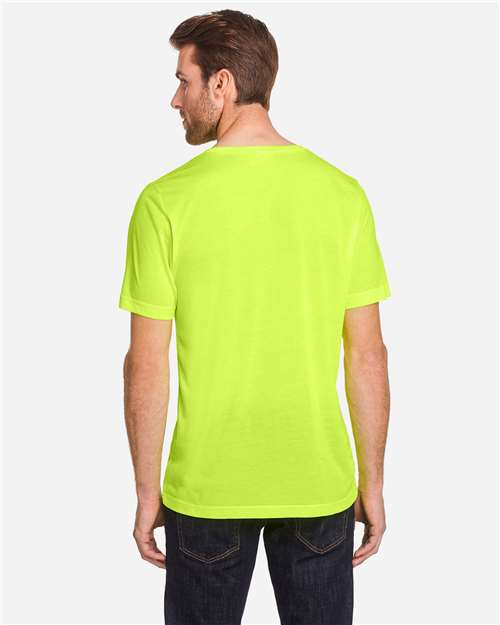 CORE365 CE111 - Unisex Fusion ChromaSoftTM Performance T-Shirt - Safety Yellow