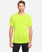CORE365 CE111 - Unisex Fusion ChromaSoftTM Performance T-Shirt - Safety Yellow