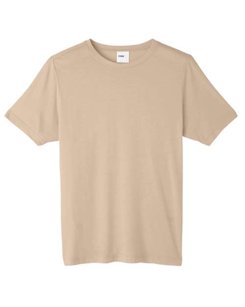 CORE365 CE111 - Unisex Fusion ChromaSoftTM Performance T-Shirt - Stone