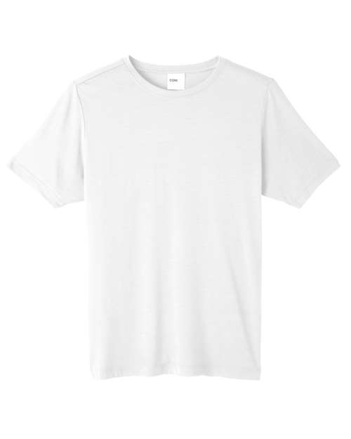 CORE365 CE111 - Unisex Fusion ChromaSoftTM Performance T-Shirt - White