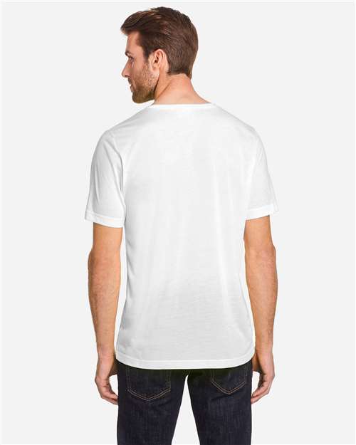 CORE365 CE111 - Unisex Fusion ChromaSoftTM Performance T-Shirt - White
