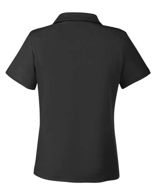 CORE365 CE112W - Women's Fusion ChromaSoftTM Pique Polo - Black