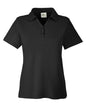 CORE365 CE112W - Women's Fusion ChromaSoftTM Pique Polo - Black