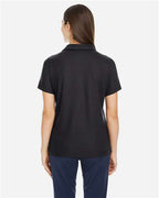 CORE365 CE112W - Women's Fusion ChromaSoftTM Pique Polo - Black