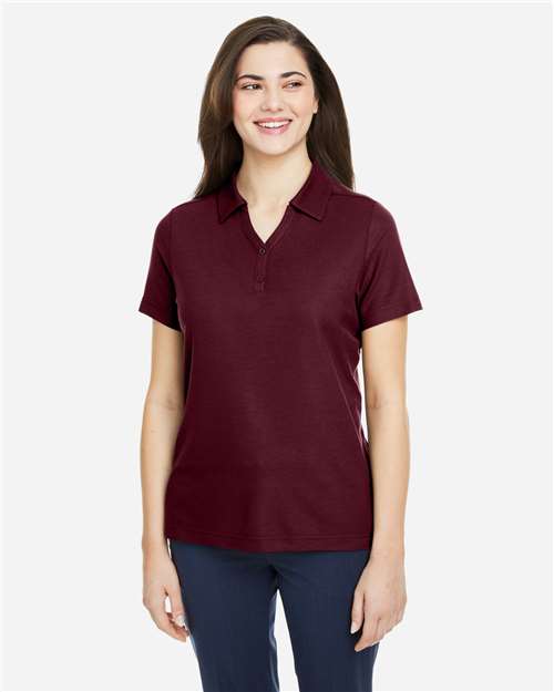 CORE365 CE112W - Women's Fusion ChromaSoftTM Pique Polo - Burgundy
