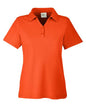 CORE365 CE112W - Women's Fusion ChromaSoftTM Pique Polo - Campus Orange