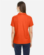 CORE365 CE112W - Women's Fusion ChromaSoftTM Pique Polo - Campus Orange