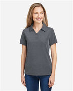 CORE365 CE112W - Women's Fusion ChromaSoftTM Pique Polo - Carbon Heather