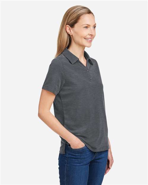 CORE365 CE112W - Women's Fusion ChromaSoftTM Pique Polo - Carbon Heather