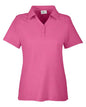CORE365 CE112W - Women's Fusion ChromaSoftTM Pique Polo - Charity Pink