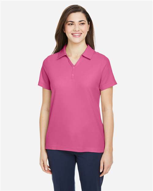CORE365 CE112W - Women's Fusion ChromaSoftTM Pique Polo - Charity Pink