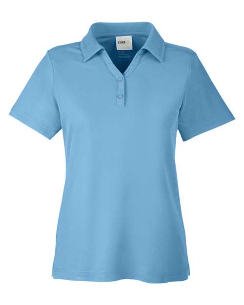 CORE365 CE112W - Women's Fusion ChromaSoftTM Pique Polo - Columbia Blue