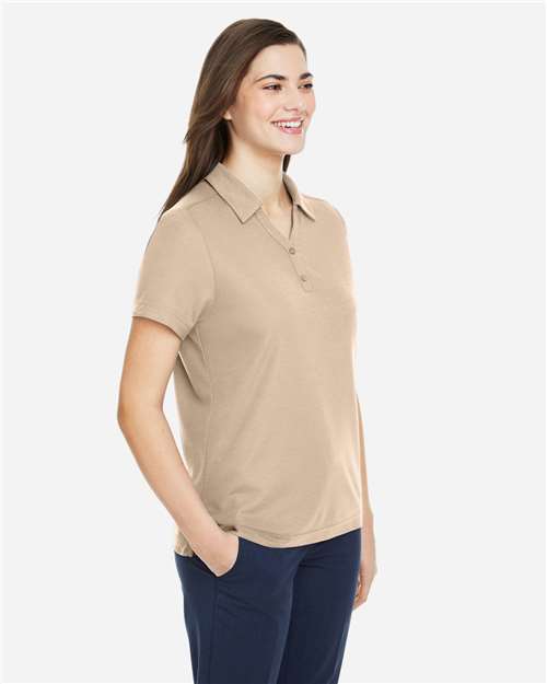 CORE365 CE112W - Women's Fusion ChromaSoftTM Pique Polo - Stone
