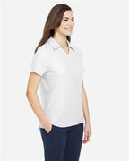 CORE365 CE112W - Women's Fusion ChromaSoftTM Pique Polo - White
