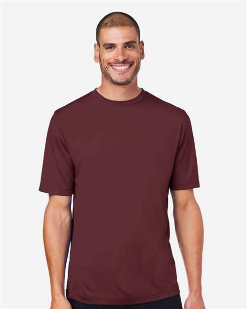 CORE365 CE10 - Unisex Capital Performance T-Shirt - Burgundy