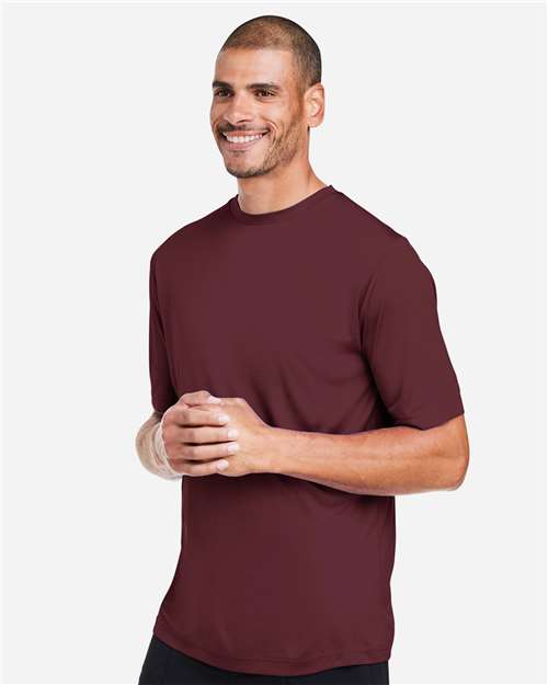 CORE365 CE10 - Unisex Capital Performance T-Shirt - Burgundy