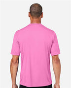 CORE365 CE10 - Unisex Capital Performance T-Shirt - Charity Pink