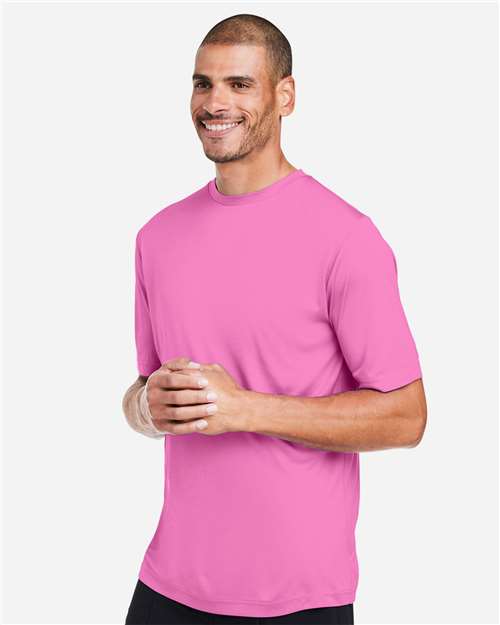 CORE365 CE10 - Unisex Capital Performance T-Shirt - Charity Pink