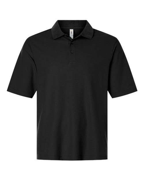 CORE365 CE106 - Men's Resolve CVC Performance Pique Polo - Black