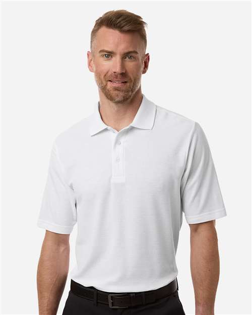 CORE365 CE106 - Men's Resolve CVC Performance Pique Polo - White