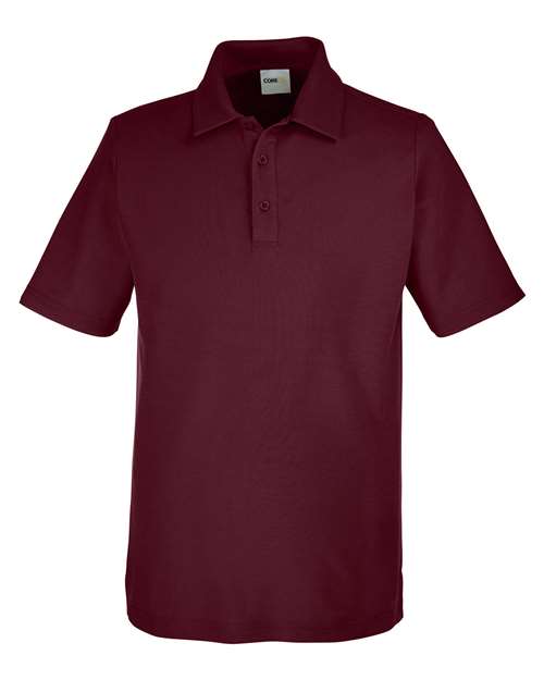 CORE365 CE112 - Men's Fusion ChromaSoftTM Pique Polo - Burgundy