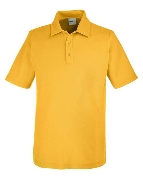 CORE365 CE112 - Men's Fusion ChromaSoftTM Pique Polo - Campus Gold