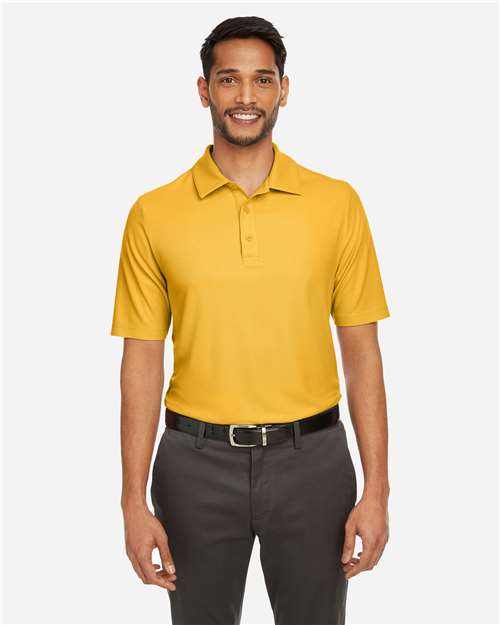 CORE365 CE112 - Men's Fusion ChromaSoftTM Pique Polo - Campus Gold