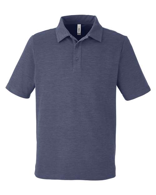 CORE365 CE112 - Men's Fusion ChromaSoftTM Pique Polo - Classic Navy Heather