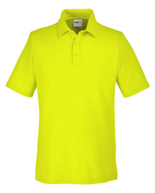 CORE365 CE112 - Men's Fusion ChromaSoftTM Pique Polo - Safety Yellow