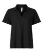 CORE365 CE106W - Women's Resolve CVC Performance Pique Polo - Black