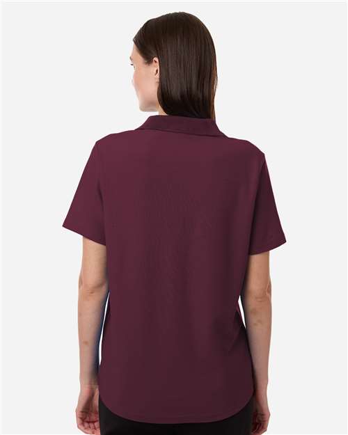 CORE365 CE106W - Women's Resolve CVC Performance Pique Polo - Burgundy