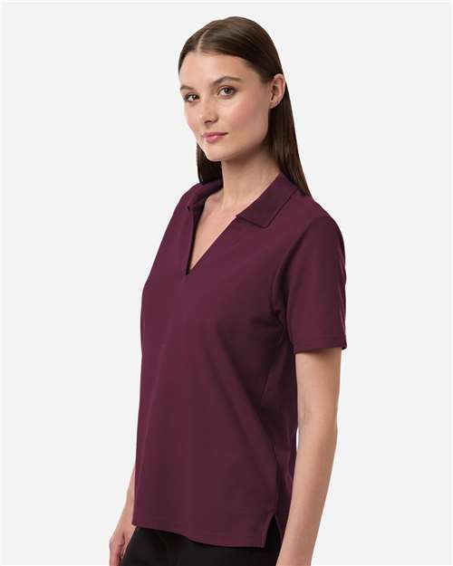 CORE365 CE106W - Women's Resolve CVC Performance Pique Polo - Burgundy