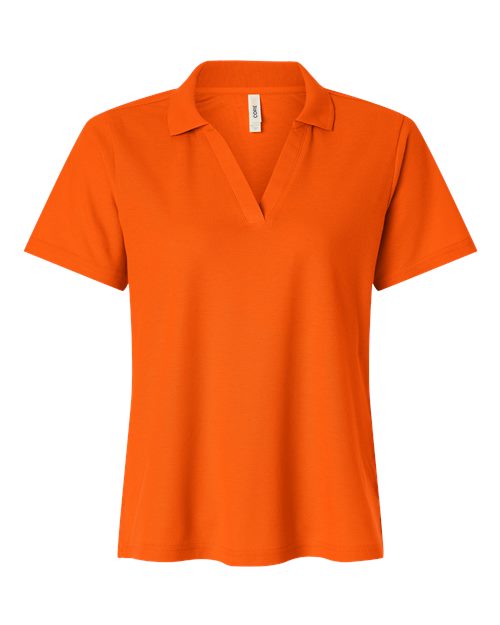 CORE365 CE106W - Women's Resolve CVC Performance Pique Polo - Campus Orange