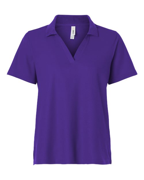 CORE365 CE106W - Women's Resolve CVC Performance Pique Polo - Campus Purple