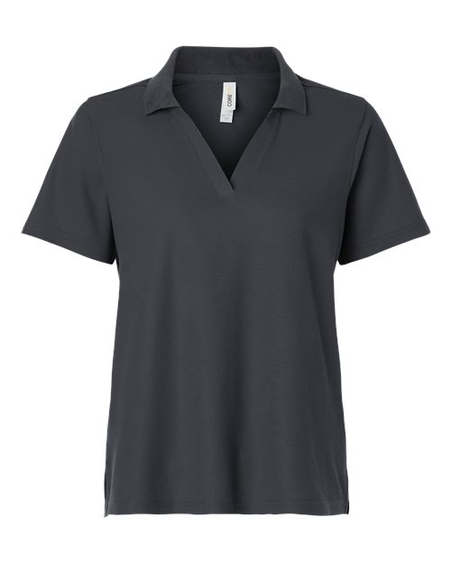 CORE365 CE106W - Women's Resolve CVC Performance Pique Polo - Carbon