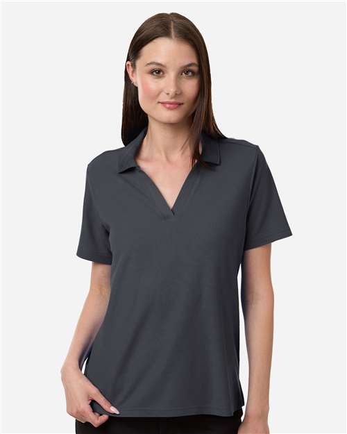 CORE365 CE106W - Women's Resolve CVC Performance Pique Polo - Carbon