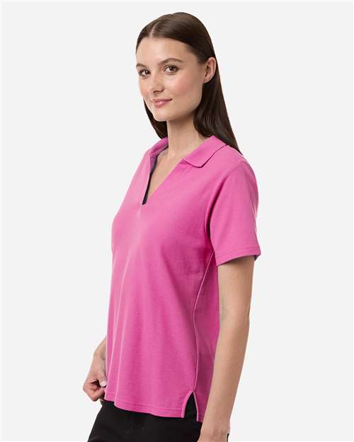 CORE365 CE106W - Women's Resolve CVC Performance Pique Polo - Charity Pink