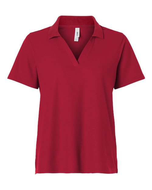 CORE365 CE106W - Women's Resolve CVC Performance Pique Polo - Classic Red
