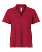 CORE365 CE106W - Women's Resolve CVC Performance Pique Polo - Classic Red