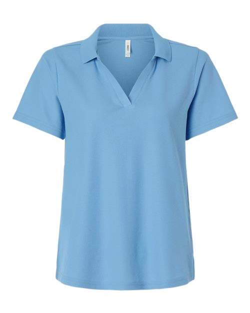 CORE365 CE106W - Women's Resolve CVC Performance Pique Polo - Columbia Blue