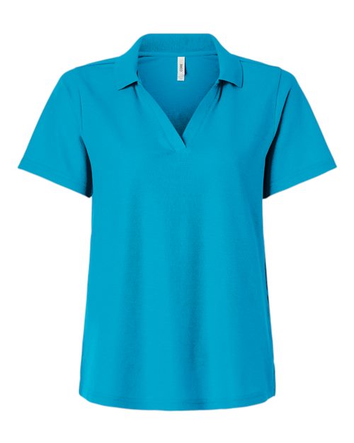 CORE365 CE106W - Women's Resolve CVC Performance Pique Polo - Electric Blue