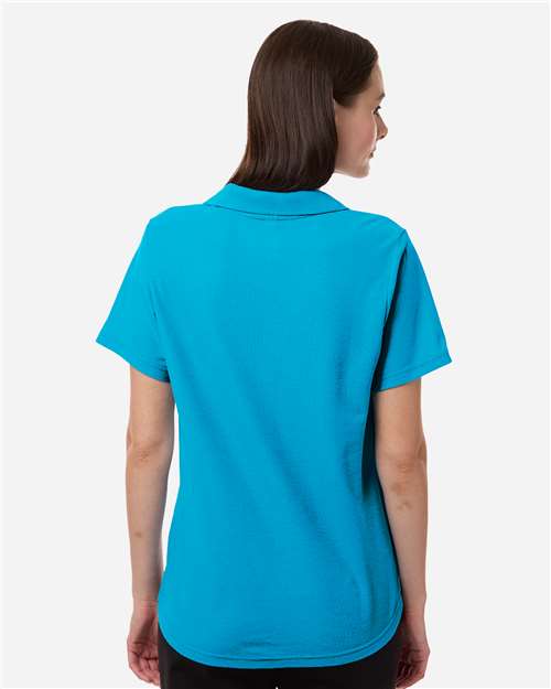 CORE365 CE106W - Women's Resolve CVC Performance Pique Polo - Electric Blue